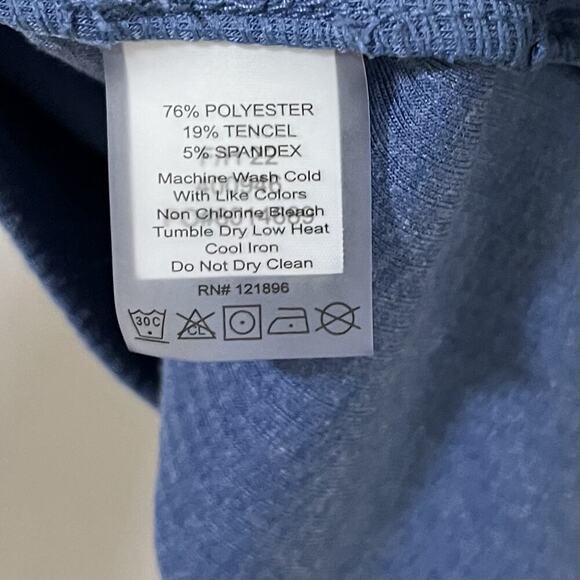 Title Nine Ossa Ribbed Long Sleeve Henley Top Size M Outdoors Gorpcore Women’s - Picture 8 of 8